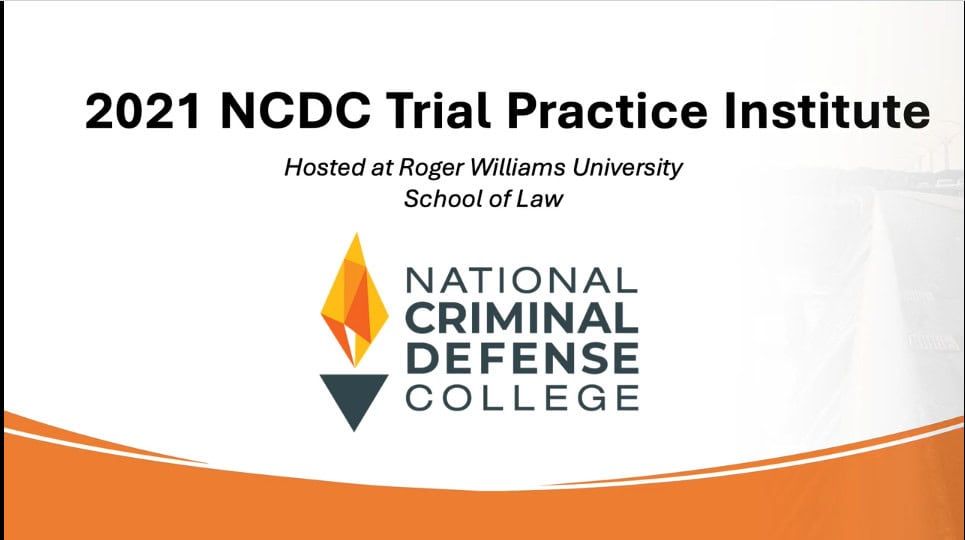 Final Day of NCDC Trial Practice Institute
