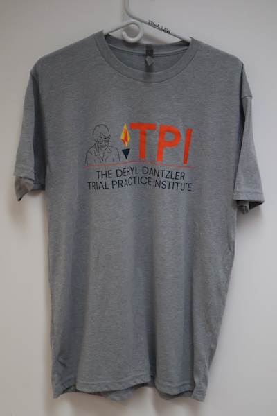Gray TPI Shirt (James Baldwin quote)
